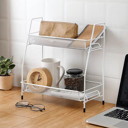 Multi-Purpose Foldable 2 Layer Rack by Metallics Home