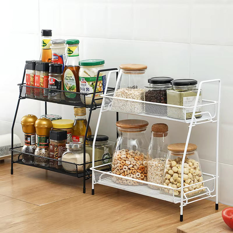 Multi-Purpose Foldable 2 Layer Rack by Metallics Home