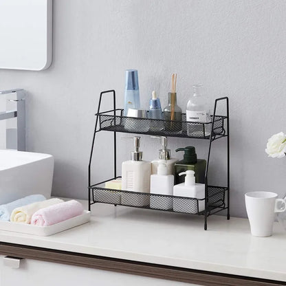 Multi-Purpose Foldable 2 Layer Rack by Metallics Home