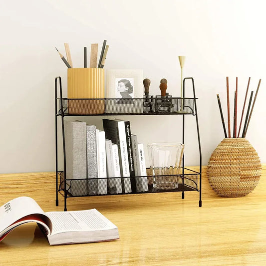 Multi-Purpose Foldable 2 Layer Rack by Metallics Home