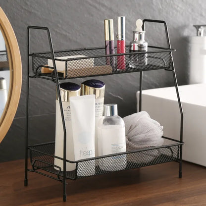 Multi-Purpose Foldable 2 Layer Rack by Metallics Home