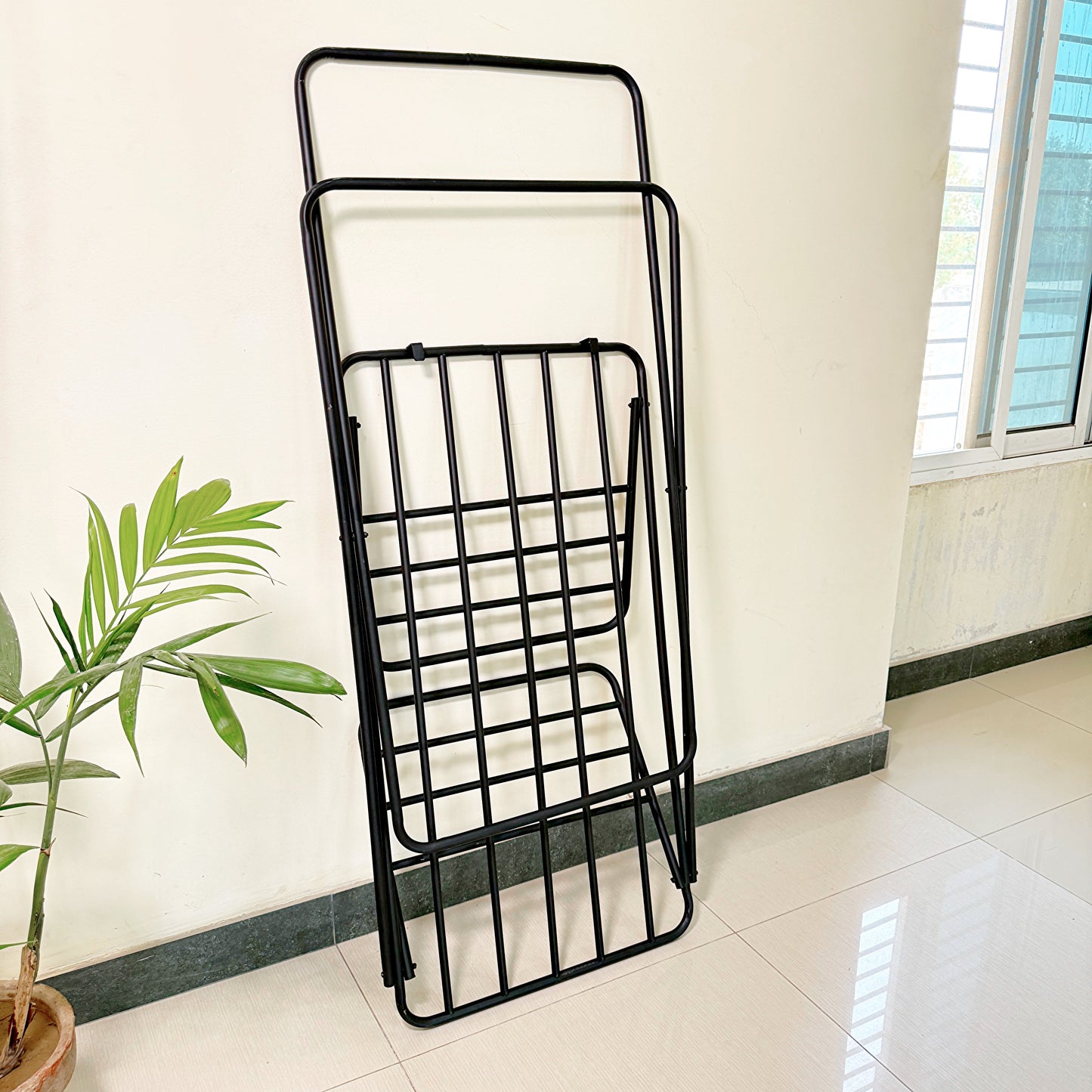 Premium Metal Folding Cloth Dryer Stand by Metallics Home