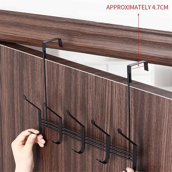 Over the Door 10 Hooks Hanger by Metallics Home
