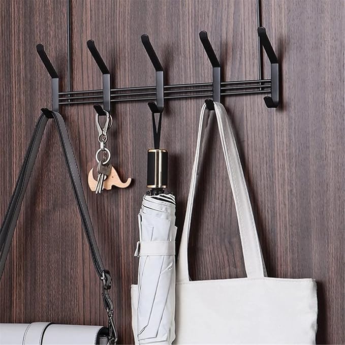 Over the Door 10 Hooks Hanger by Metallics Home