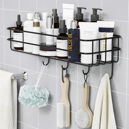 Wall-Mounted Adhesive Shelf by Metallics Home