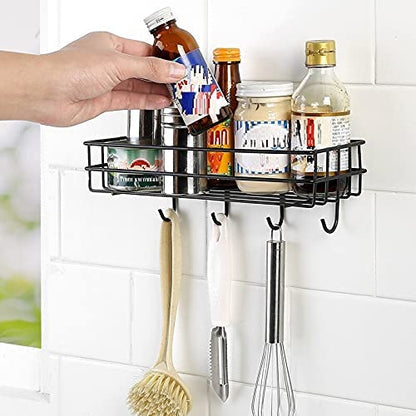 Wall-Mounted Adhesive Shelf by Metallics Home